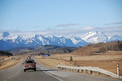 11A Approaching The Rocky Mountains From Trans Canada Highway With The Three Sisters On Right.jpg